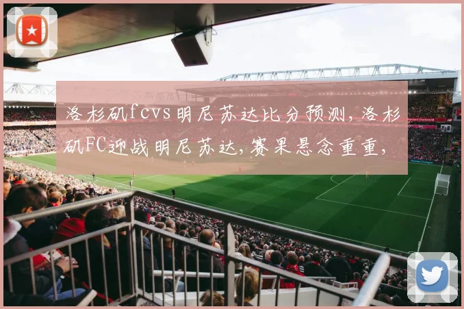 洛杉矶fcvs明尼苏达比分预测,洛杉矶FC迎战明尼苏达,赛果悬念重重,谁将问鼎